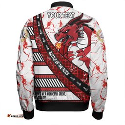 St. George Illawarra Dragons Bomber Jacket - Theme Song For With Sporty Style