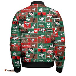 South Sydney Rabbitohs Bomber Jacket - Team Of Us Die Hard Fan Supporters Comic Style