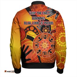 Australia Bomber Jacket Custom Naidoc Week 2024 Aboriginal