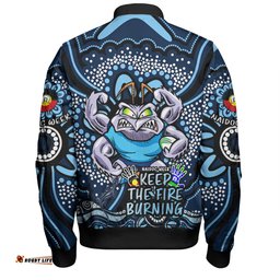 New South Wales Blues Bomber Jacket Aboriginal Inspired Naidoc Week Custom For Die Hard Fan Supporters