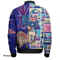 Australia Custom Bomber Jacket - Happy Australia Day With Big Things Bomber Jacket