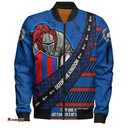 Newcastle Knights Sport Bomber Jacket - Theme Song For Rugby With Sporty Style