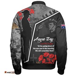 Australia Bomber Jacket - Remembering The Anzacs