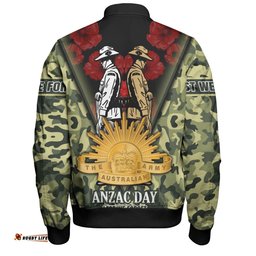 Australia Bomber Jacket - Anzac Day Australian Army Camo Patterns