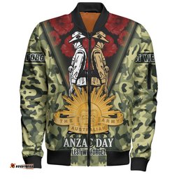 Australia Bomber Jacket - Anzac Day Australian Army Camo Patterns