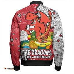 St. George Illawarra Dragons Custom Bomber Jacket - Australian Big Things Bomber Jacket