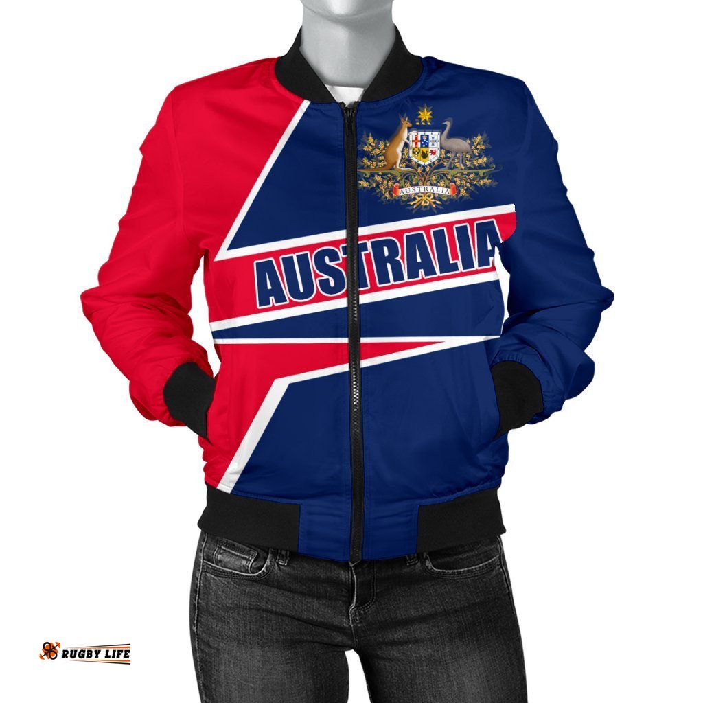 Women's Bomber Jacket - Australian's Pride Ver01