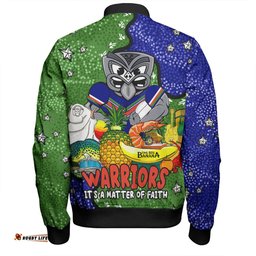 New Zealand Warriors Custom Bomber Jacket - Australian Big Things Bomber Jacket