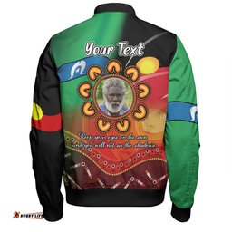 Australia Aboriginal Custom Bomber Jacket - Aboriginal Keep Your Eyes On The Sun Personalised Photo Bomber Jacket