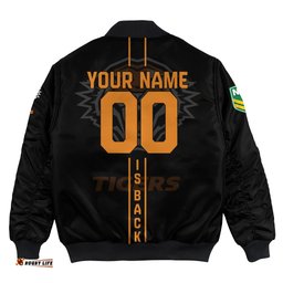 Wests Tigers Bomber Jacket Personalized Rugby For Fan - NRL