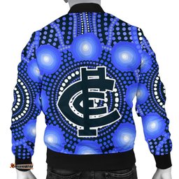 Blues Men Bomber Jacket Carlton Bright Indigenous