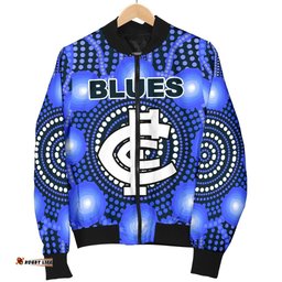 Blues Men Bomber Jacket Carlton Bright Indigenous