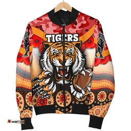 Tigers Women's Bomber Jacket Wests Anzac Day Special version