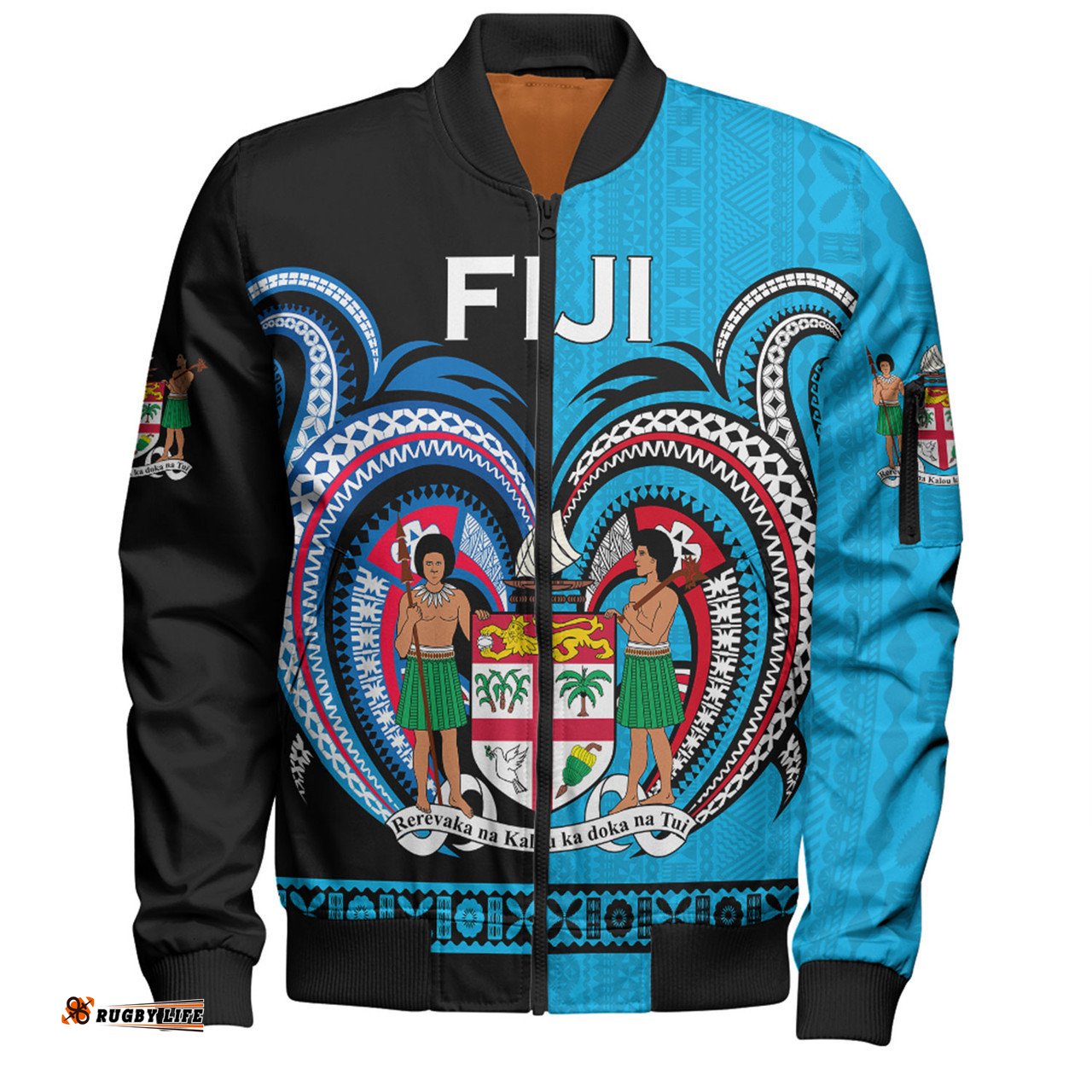 Australia South Sea Islanders Bomber Jacket - Fiji Is My Heart Bomber Jacket