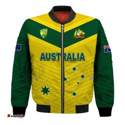 Australia Cricket Bomber Jacket Go Aussie Champions