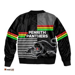 Penrith Panthers Rugby Bomber Jacket Proud The Panthers Comeback