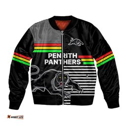 Penrith Panthers Rugby Bomber Jacket Proud The Panthers Comeback