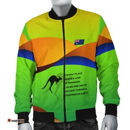 Women's Bomber Jacket - National Color of Australia