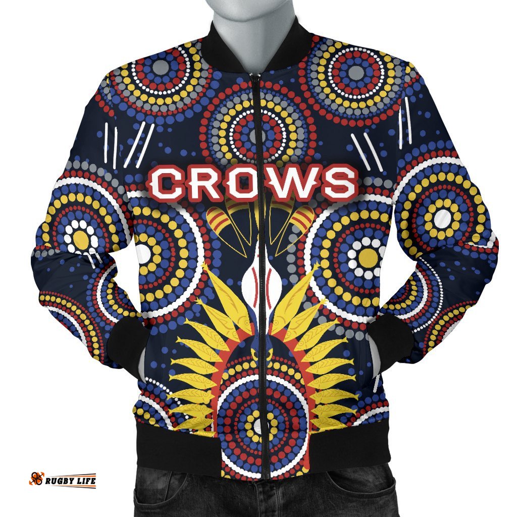 Adelaide Men's Bomber Jacket Original Indigenous Crows