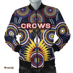 Adelaide Men's Bomber Jacket Original Indigenous Crows