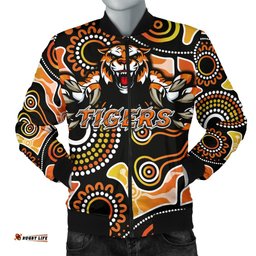 Wests Men Bomber Jacket Rugby - Tigers Indigenous