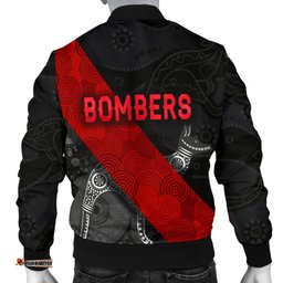 Essendon Bomber Jacket For Men Indigenous Bombers - Black