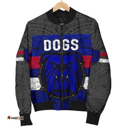 Western Men's Bomber Jacket Dogs Unique Vibes