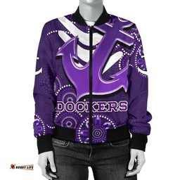 Fremantle Bomber Jacket For Women Dockers Indigenous