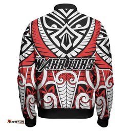 Warriors Bomber Jacket - Custom Maori Warriors Bomber Jacket RLT13