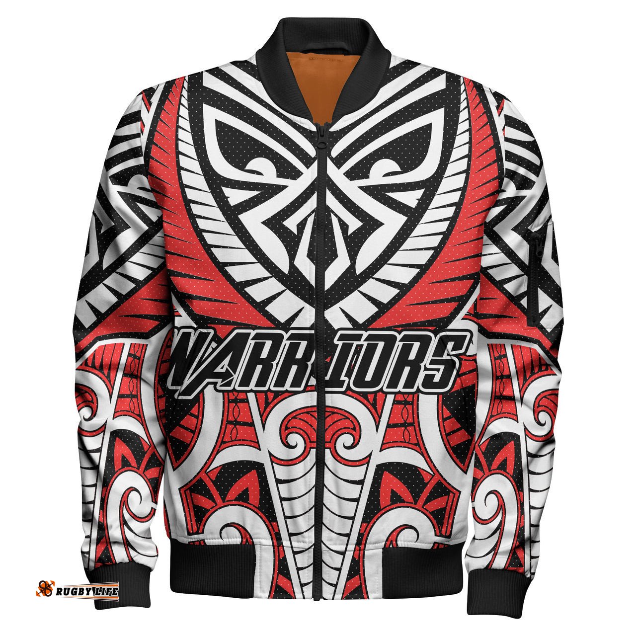 Warriors Bomber Jacket - Custom Maori Warriors Bomber Jacket RLT13