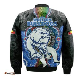 Western Bulldogs Football NAIDOC Week Bomber Jacket Indigenous