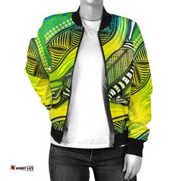 Women Bomber Jacket - Aboriginal Platypus