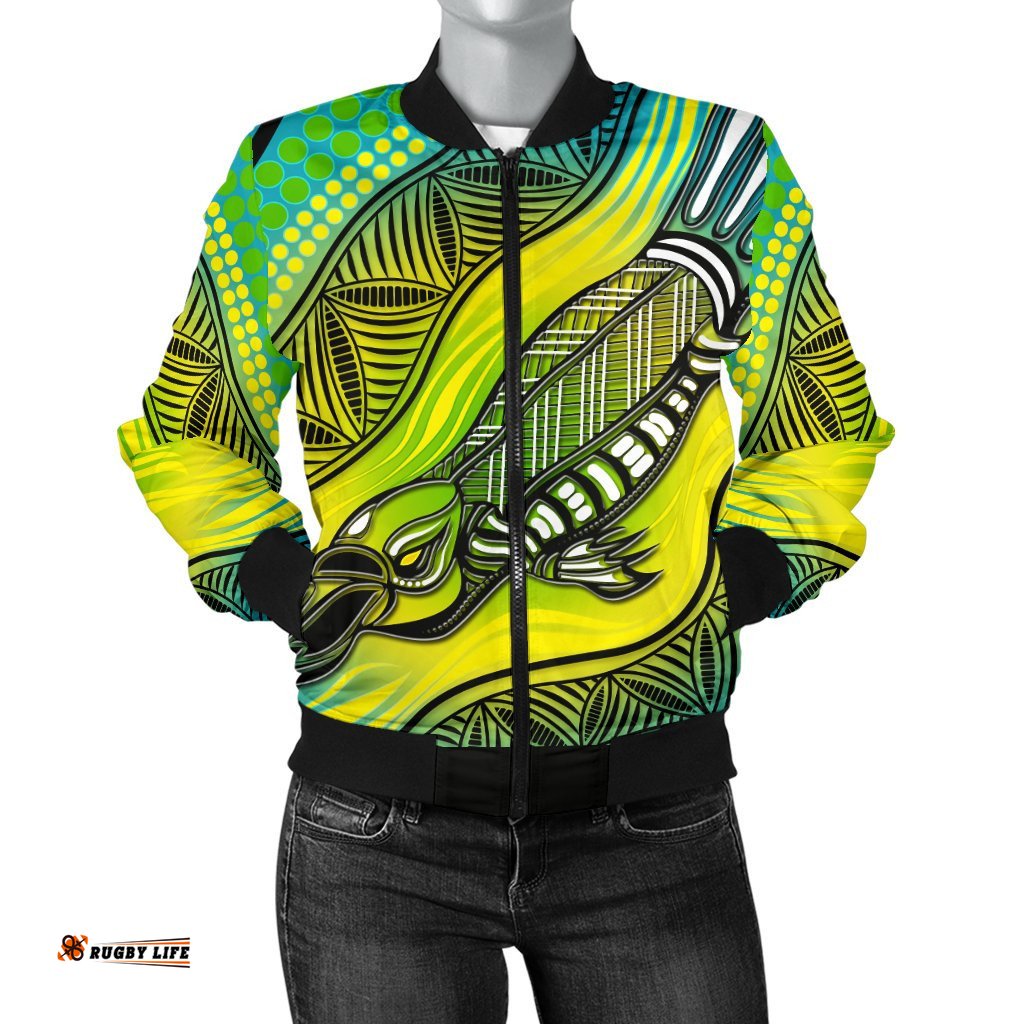 Women Bomber Jacket - Aboriginal Platypus