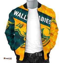 Wallabies Men Bomber Jacket Sporty Style