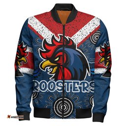 Roosters Rugby Bomber Jacket - Super Roosters Bomber Jacket RLT13