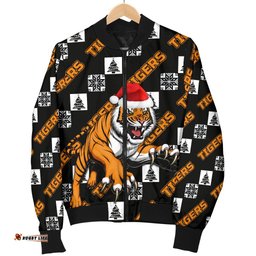 Wests Christmas Women's Bomber Jacket Tigers Fancy