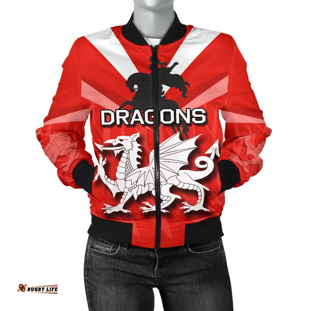 St. George Illawarra Dragons Women Bomber Jacket