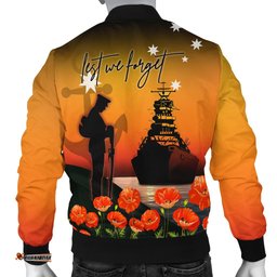 Anzac Men's Bomber Jacket - Australian Navy Anzac