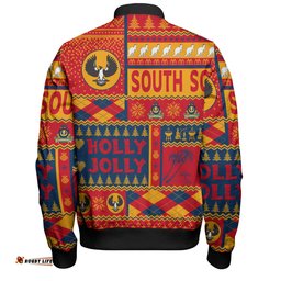 South Australia Christmas Bomber Jacket - Holly Jolly Chrissie Bomber Jacket