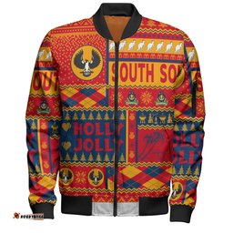 South Australia Christmas Bomber Jacket - Holly Jolly Chrissie Bomber Jacket