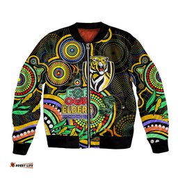 Richmond Football Aboriginal Art Bomber Jacket NAIDOC Indigenous Tribal