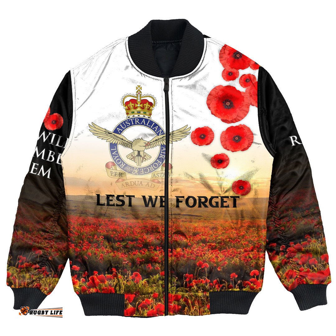 Anzac Day Australian Air Force Bomber Jacket