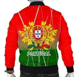 Portugal Rugby Men Bomber Jacket Wolf - Os Lobos