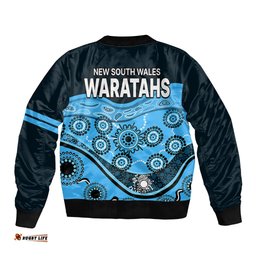 Waratahs Rugby Bomber Jacket NSW Red Waratahs Indigenous