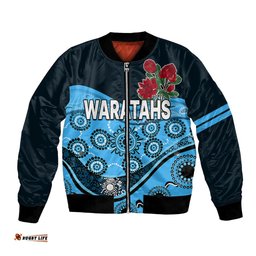 Waratahs Rugby Bomber Jacket NSW Red Waratahs Indigenous