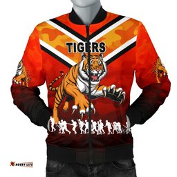 Wests Men's Bomber Jacket Tigers Anzac Vibes