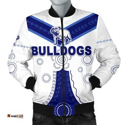Canterbury-Bankstown Bulldogs Men's Bomber Jacket Simple Indigenous