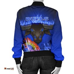 Blue Super Rugby Bomber Jacket For Women Bulls Barberton Daisy