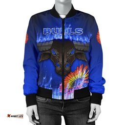 Blue Super Rugby Bomber Jacket For Women Bulls Barberton Daisy