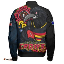 Amazing Aussie Adelaide Crows Power Through Generations NAIDOC Edition Bomber Jacket